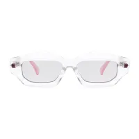 Geometric Clear Sunglasses