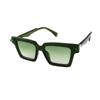 Square Green Sunglasses