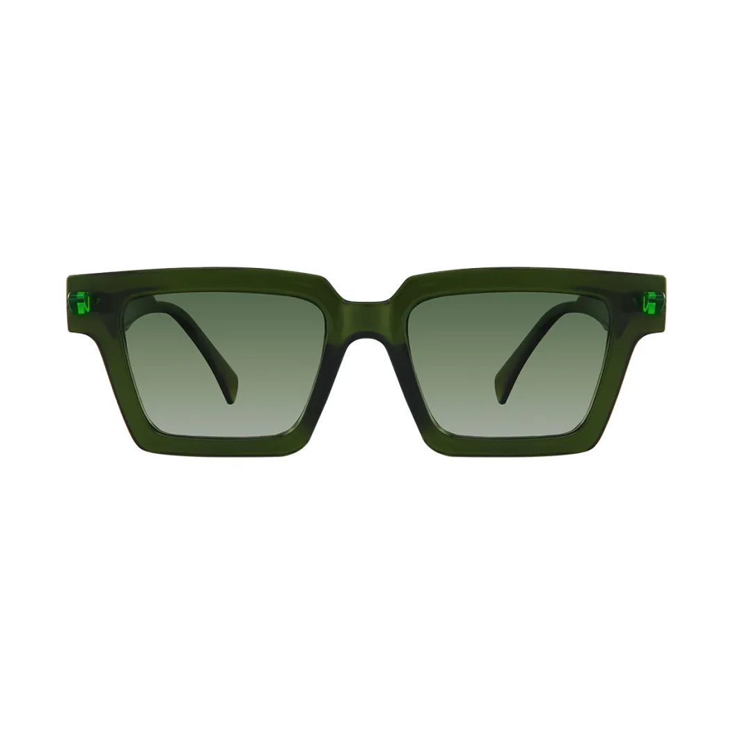 Square Green Sunglasses