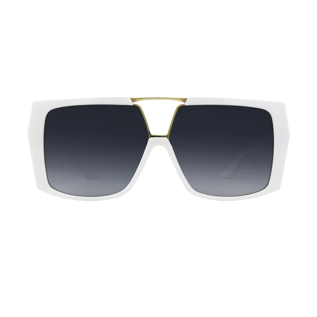 Aviator White Sunglasses