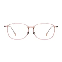 Oval Pink Eyeglasses