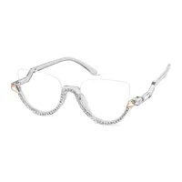 Cat-eye Clear Eyeglasses