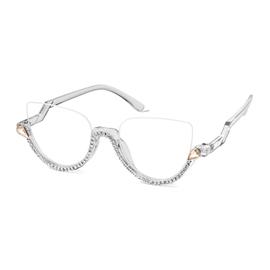 Cat-eye Clear Eyeglasses