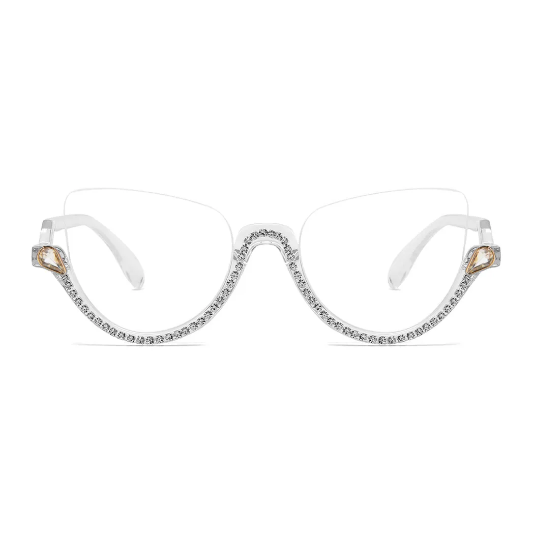 Cat-eye Clear Eyeglasses