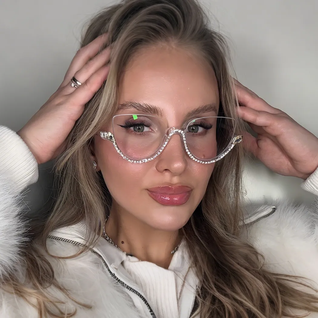 Cat-eye Clear Eyeglasses