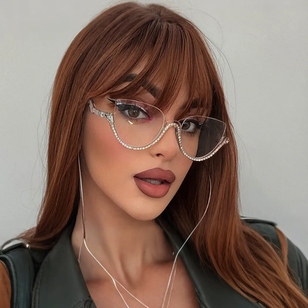Cat-eye Clear Eyeglasses