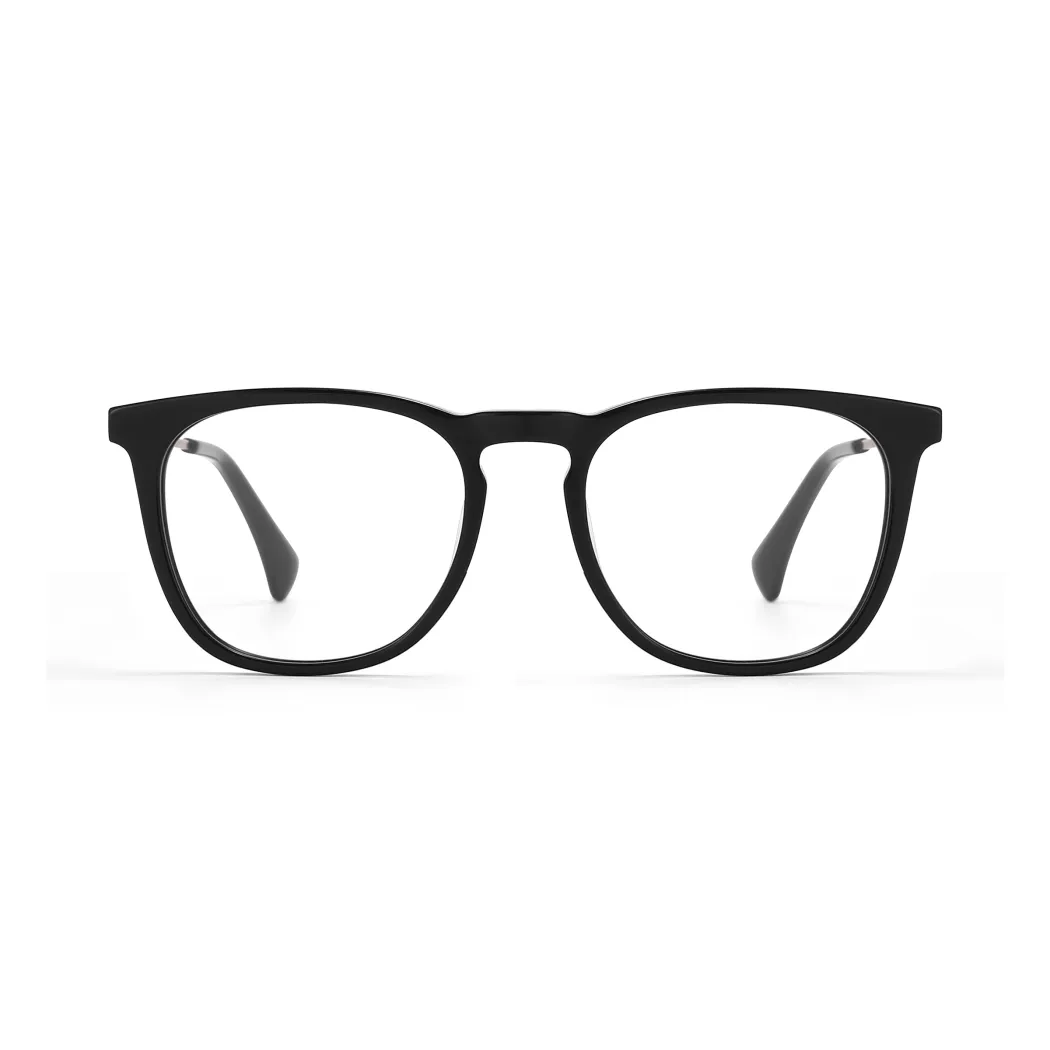 Square Black Eyeglasses
