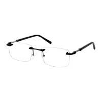 Rectangle Black Eyeglasses