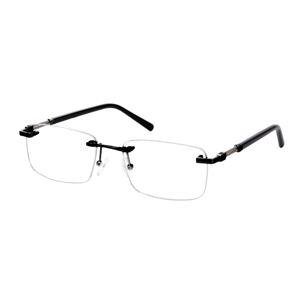 Rectangle Black Eyeglasses