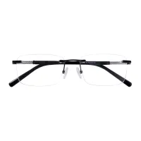 Rectangle Black Eyeglasses