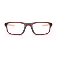 Rectangle Black/Orange Eyeglasses
