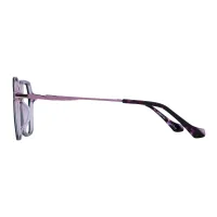 Square Dark Green Eyeglasses