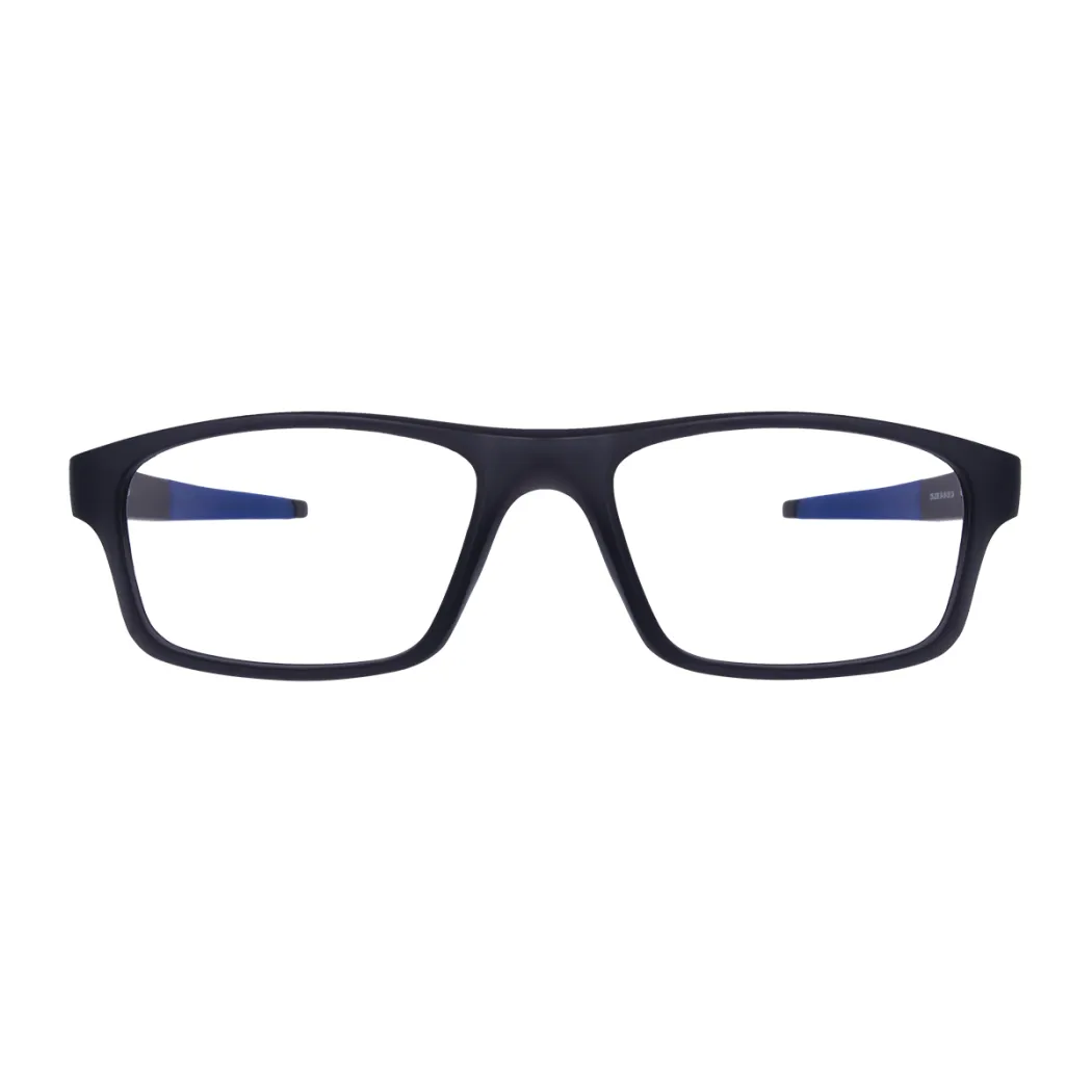 Rectangle Black/Blue Eyeglasses