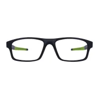Rectangle Black/Green Eyeglasses