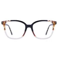 Square Black/Clear Eyeglasses