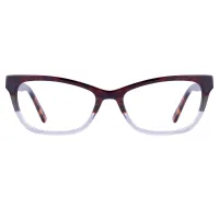 Cat-eye Purple/Silver Eyeglasses