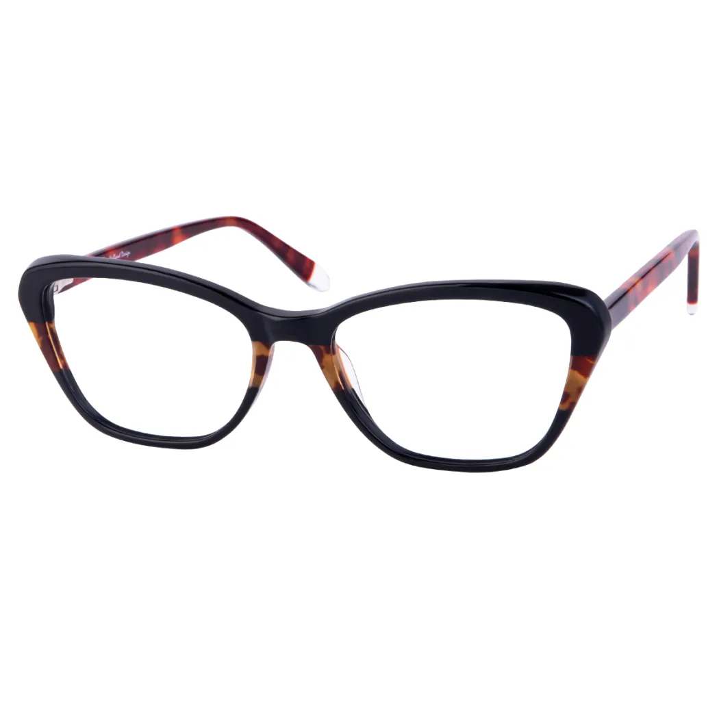 Rectangle Dark Tortoiseshell Eyeglasses