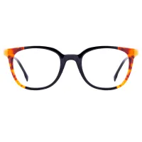 Rectangle Tortoiseshell/Black Eyeglasses