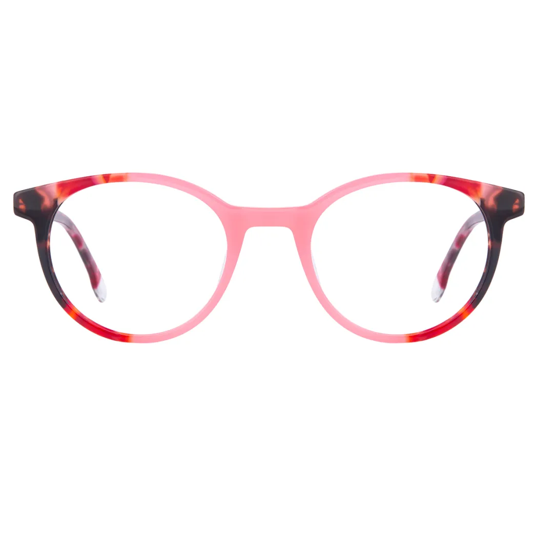 Oval Tortoiseshell/Pink Eyeglasses