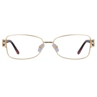Rectangle Tortoiseshell/Gold Eyeglasses