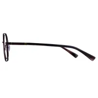 Geometric Brown Eyeglasses
