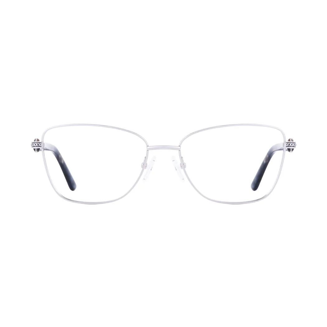 Square Silver Eyeglasses