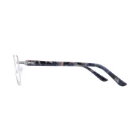 Square Silver Eyeglasses