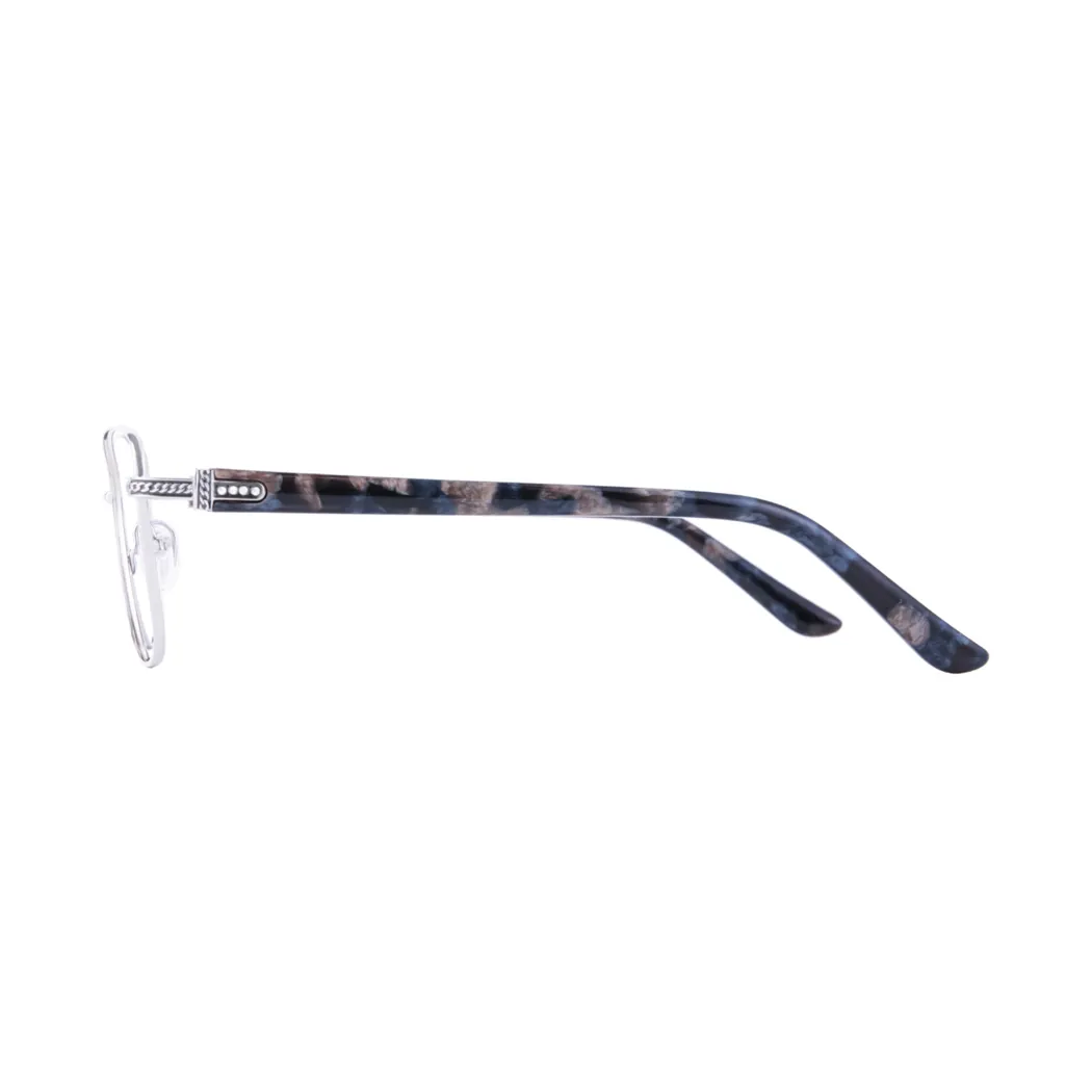 Square Silver Eyeglasses