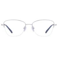Square Silver Eyeglasses