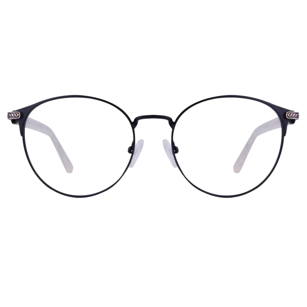 Round Black Eyeglasses