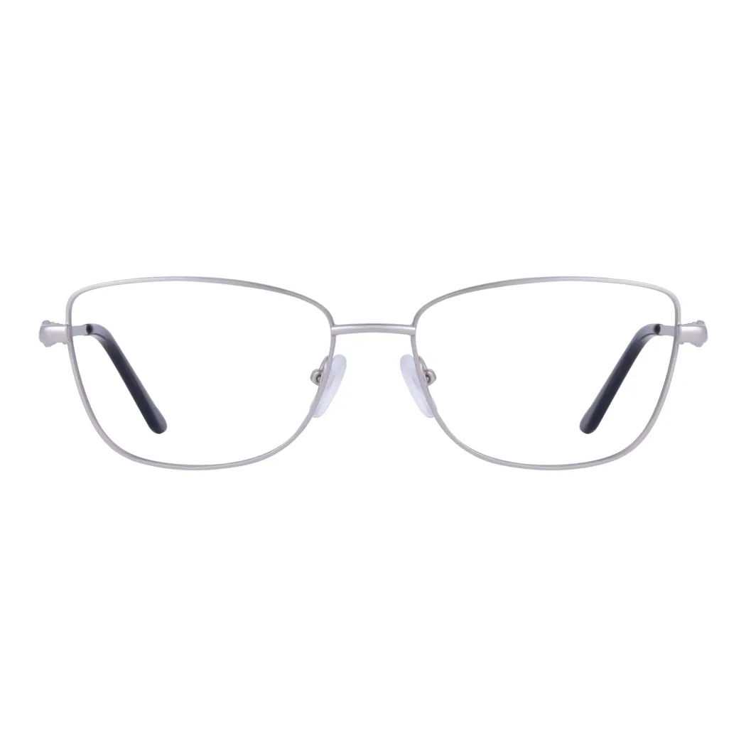 Square Silver Eyeglasses