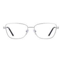 Square Silver Eyeglasses