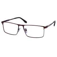 Rectangle Brown Eyeglasses