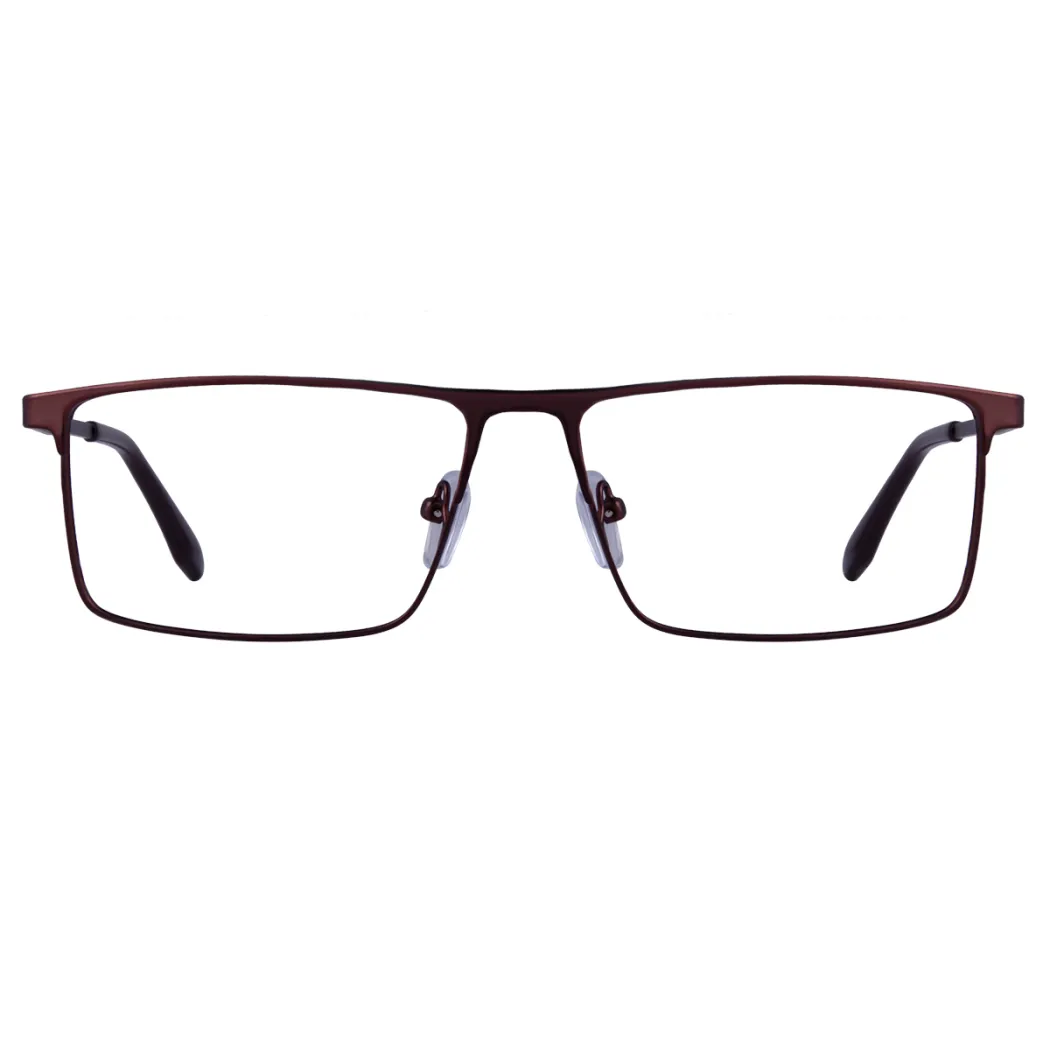 Rectangle Brown Eyeglasses