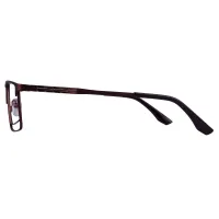 Rectangle Brown Eyeglasses