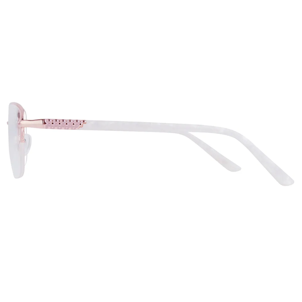 Square Rose Gold Eyeglasses