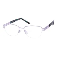Square Purple Eyeglasses