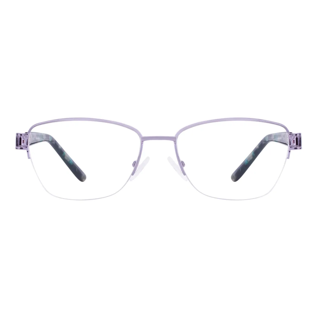 Square Purple Eyeglasses