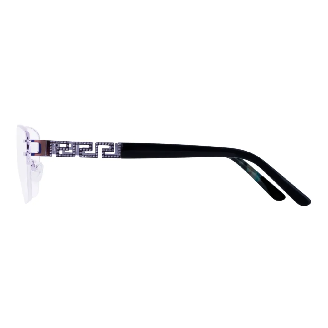 Square Purple Eyeglasses