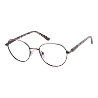 Round Brown Eyeglasses