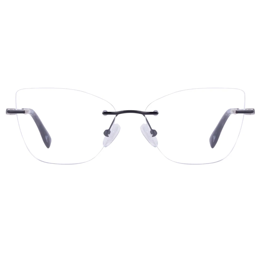 Square Black Eyeglasses