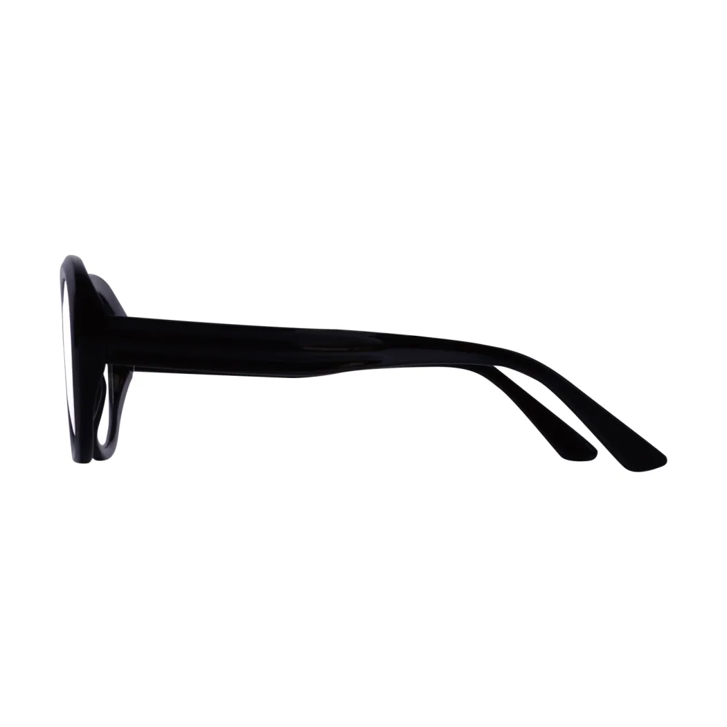 Round Black Eyeglasses