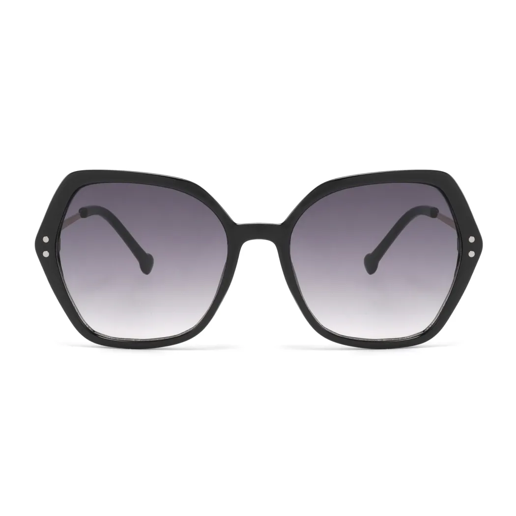 Geometric Black Sunglasses