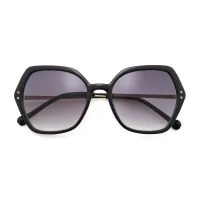 Geometric Black Sunglasses