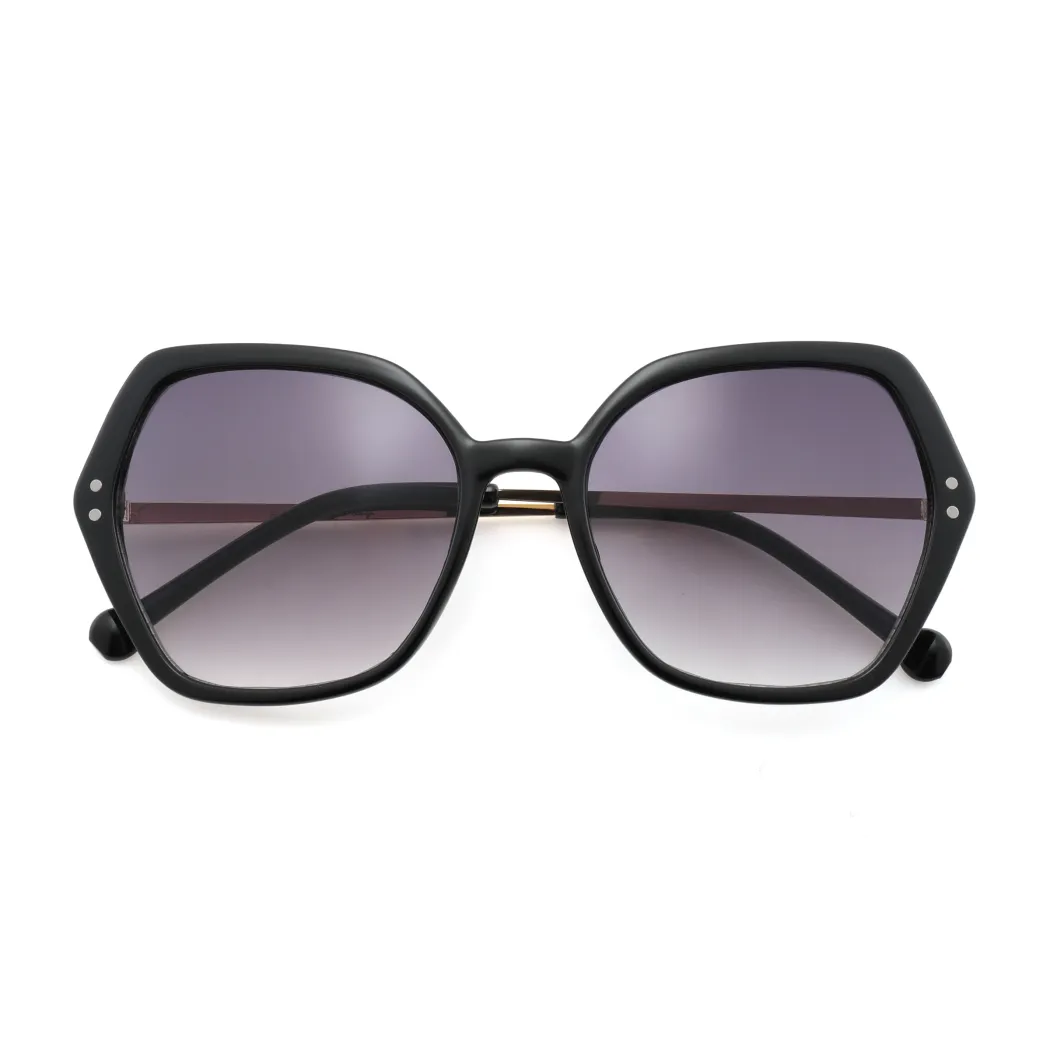 Geometric Black Sunglasses