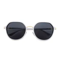 Geometric White Sunglasses