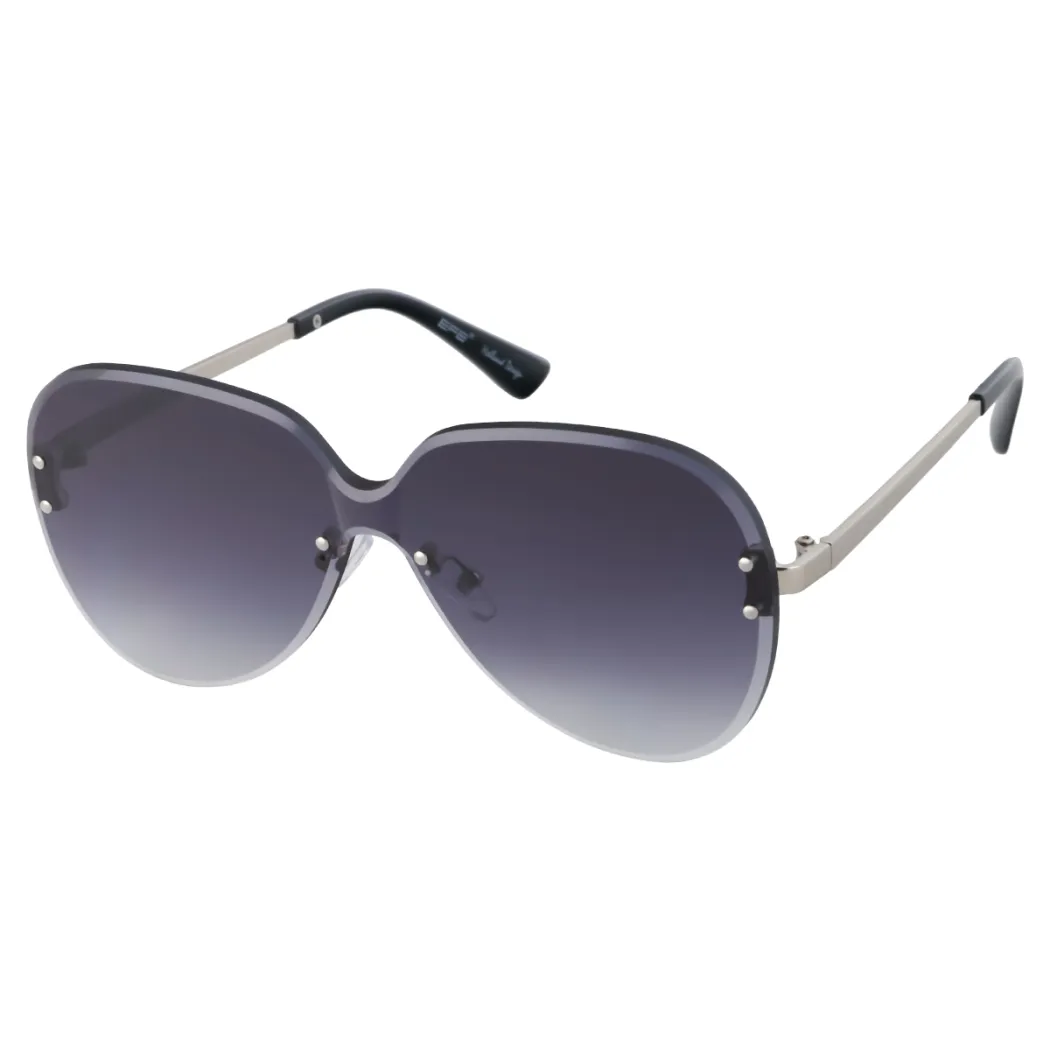 Oval Black Sunglasses