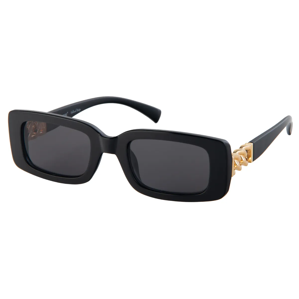 Rectangle Black Sunglasses