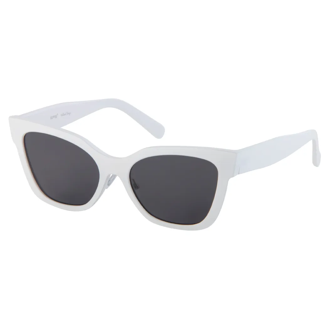 Cat-eye White Sunglasses
