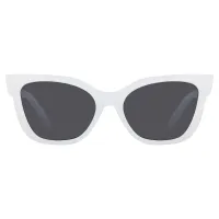 Cat-eye White Sunglasses
